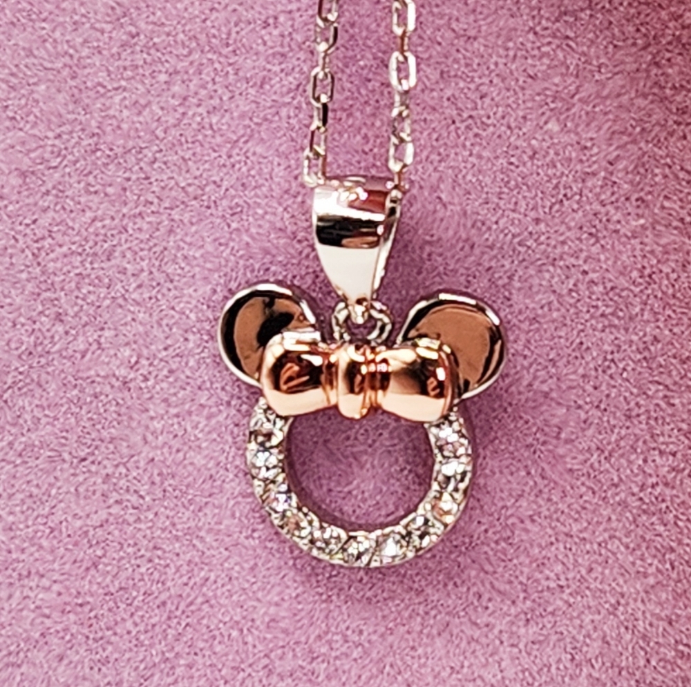Minnie Mouse Inspired Necklace